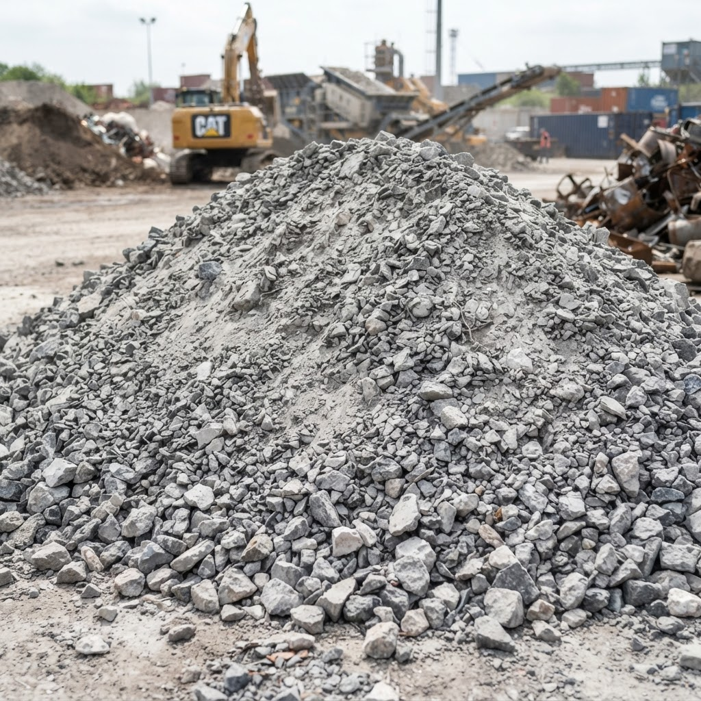 Shredded Concrete